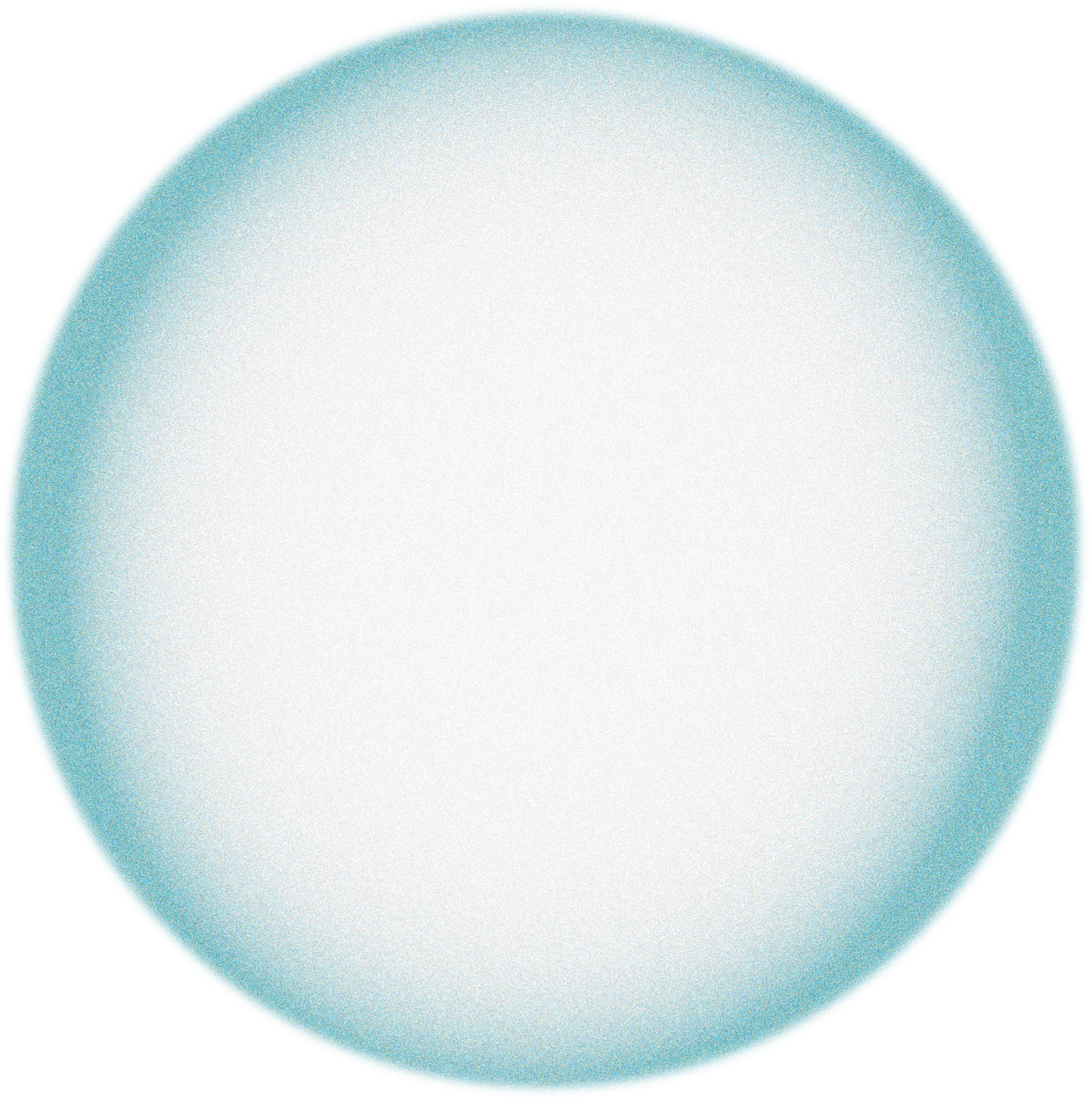 Dreamy Gradient Circle iin Blue Outline